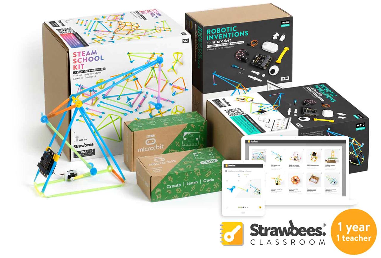 Strawbees STEAM Robotics micro:bit